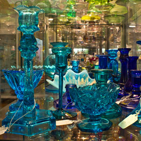 West Virginia Museum of American Glass along Route 33 in Lewis County, West Virginia
